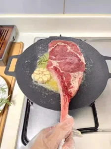 Australian tomahawk steak, approximately 1.2 kg. photo review